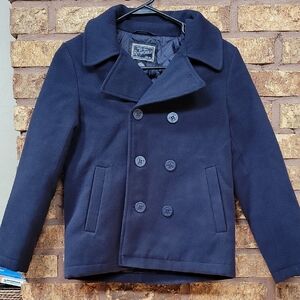 Rothschild Blue Peacoat Classic Tailored Design SIZE 10/12 NWT